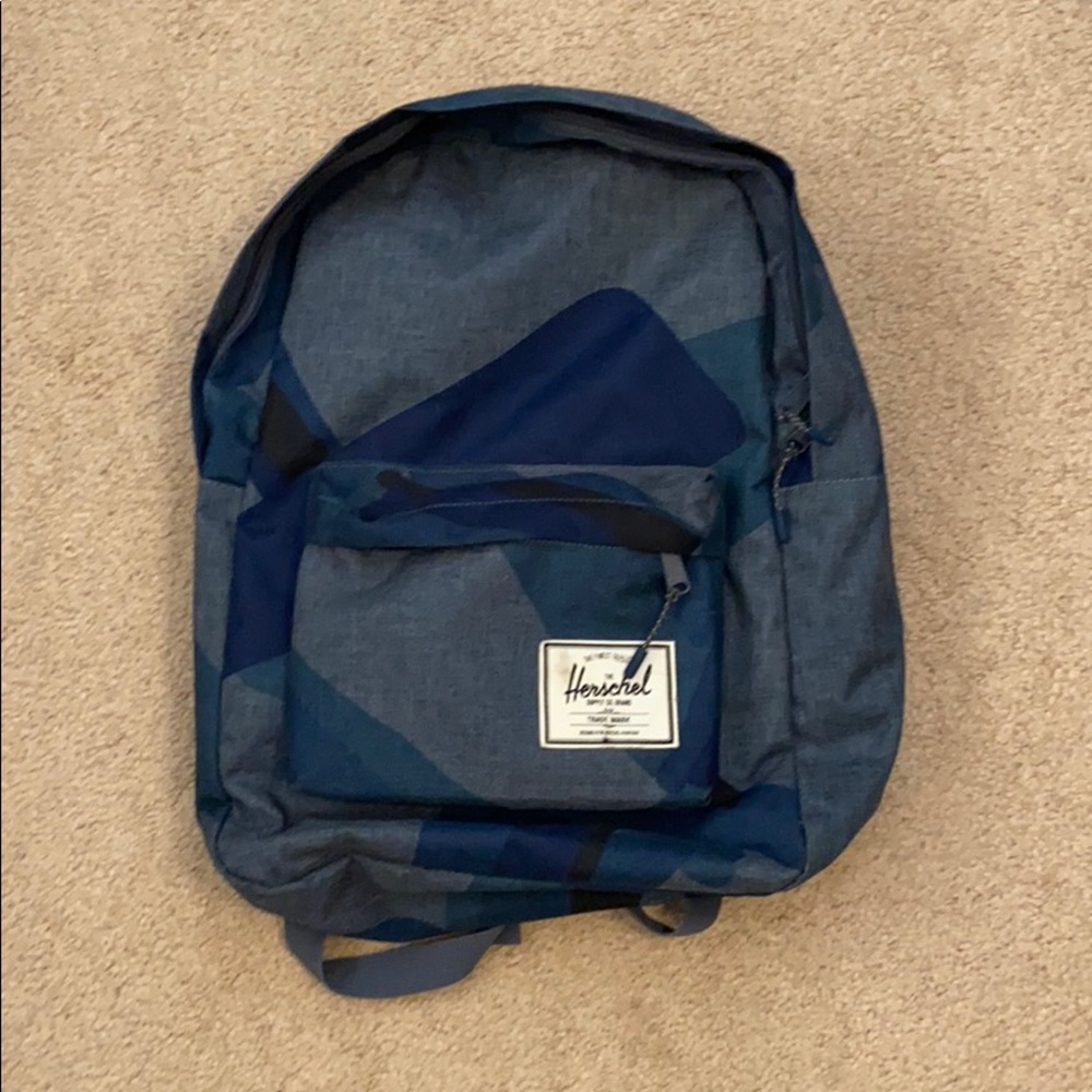Herschel Blue camo backpack